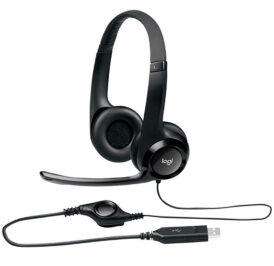 Headset Logitech H390 981-000014 USB - Preto - Imagem 3