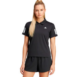 Camiseta adidas Polo Feminino Club S Preto - JP1802 - Imagem 2