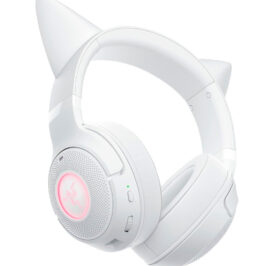 Headset Razer Kraken Kitty V2 BT Wireless Bluetooth RGB WIT - RZ04-04860600-R3U1 - Imagem 4