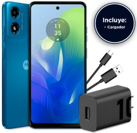 Smartphone Motorola Moto G04s XT2421-7 Dual SIM 4+4/256GB 6.56″ - Brilliant Blue - Imagem 1