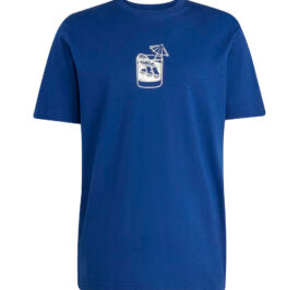 Camiseta adidas Masculino Sportswear M L Drink Tee XL Dark Blue - JJ4014 - Imagem 1