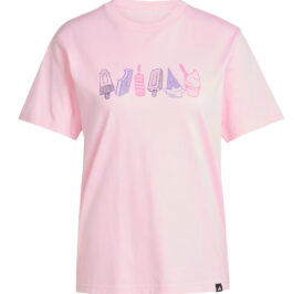 Camiseta adidas Feminino W L Food Tee S True Pink - JN8272 - Imagem 1