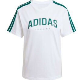 Camiseta adidas Feminino Sportswear W L Softs Tee XS Branco - JN9128 - Imagem 1