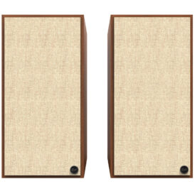 Caixa de Som Sem Fio Klipsch Bookshelf The Nines Acústicas 480W Woofers 8” (PAR) - Walnut - Imagem 1