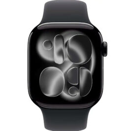 Apple Watch S11 46MM MEUX4LW/A GPS Sport Band M/L - Jet Black - Imagem 1