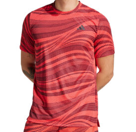 Camiseta adidas Masculino Club Graph Tee S Vermelho - JE0407 - Imagem 2