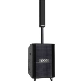 Caixa de Som Portátil Joog JK30 USB/TF/Bluetooth/Karaokê/2 Microfones 380W RMS - Preto - Imagem 1