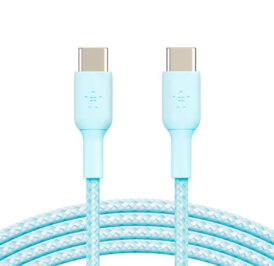 Cabo Belkin BoostCharge USB-C/USB-C 1M Braided Azul - CAB004bt1MBL - Imagem 1