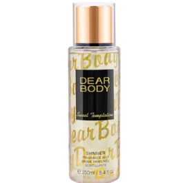 Colônia Dear Body Shimmer Frag Mist Sweet Temptat Feminino 250ML - Imagem 1