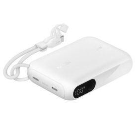 Carregador Portátil Belkin BoostCharge 10K With Display Branco - BPB027fqWH - Imagem 4