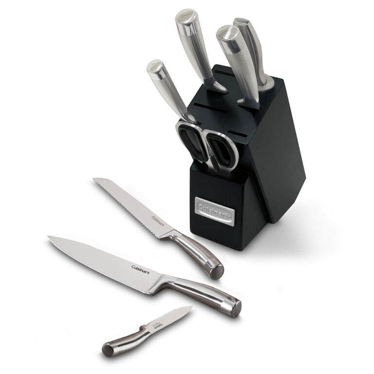 Cuisinart c99ss-15p 15 piezas Juego de cuchillas de acero inoxidable con bloque de madera, color plateado