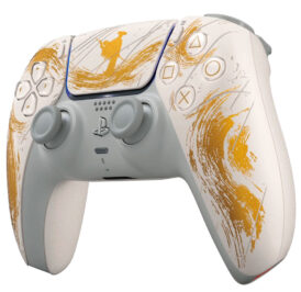 Controle Sony PlayStation 5 DualSense Wireless Ghost Of Yotei Gold Limited Edition - CFI-ZCT1W - Imagem 3