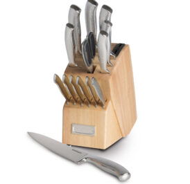 Jogo de Facas com Bloco Cuisinart SSC-15HHC Hand Hammered Cutlery - 15 Peças - Imagem 1