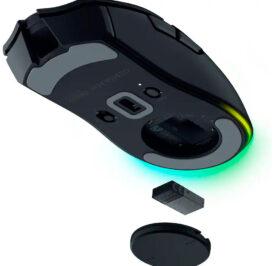 Mouse Gamer Sem Fio Razer Cobra HyperSpeed 26.000 DPI RGB NASA PACKAG Preto - RZ01-05570100-R3U1 - Imagem 3