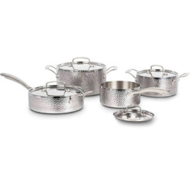 Jogo de Panelas Cuisinart HTP-8SSC Hammered Collection - 8 Peças - Imagem 1
