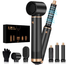 Secador de Cabelo Hot Air Styling Comb Multi Functional 5 IN 1 - 220V - Imagem 1
