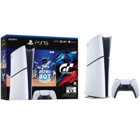 Console Sony PlayStation 5 Slim 825GB CFI-2115B Edição Digital Astro Bot + Gran Turismo 7 PYL - Imagem 1