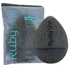 Esponja Esfoliante Ruby Rose HB A7000-2 Puff Clean Girl (UND) - Imagem 1