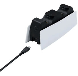 Estação de Carregamento Joog JGAM-ACS05 para Controle de PS5 - Branco/Preto - Imagem 2