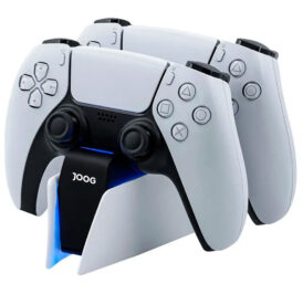 Estação de Carregamento Joog JGAM-ACS05 para Controle de PS5 - Branco/Preto - Imagem 3