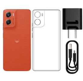 Smartphone Motorola Moto G06 XT2535-2 Dual SIM 4GB+128GB 6.88″ - Arabesque Laranja - Imagem 4
