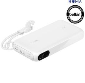 Carregador Portátil Belkin BoostCharge 20K With Display Branco - BPB028FQWH - Imagem 1
