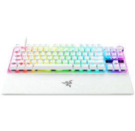 Teclado Gamer Analógico Razer Huntsman V3 Pro Tenkeyless RGB USB 8KHz NASA Inglês Branco - RZ03-05521100-R3U1 - Imagem 2