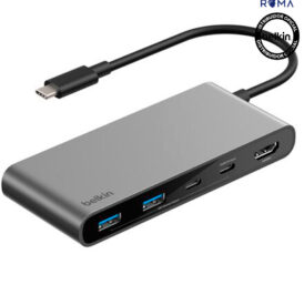 Hub Belkin AVC023FQSGY USB-C (2 USB-A/2 USB-C/HDMI/SD/MICROSD)7IN1 - Space Gray - Imagem 1