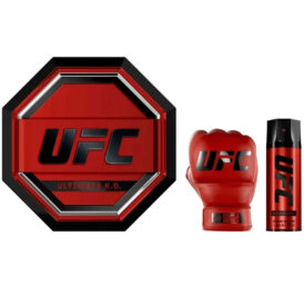 Perfume UFC Ultimate KO Eau de Parfum Masculino 100ML + Body Spray 200ML - Imagem 1