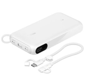 Carregador Portátil Belkin BoostCharge 20K With Display Branco - BPB028FQWH - Imagem 2