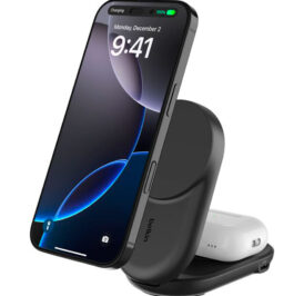 Carregador Wireless Belkin WIZ039KQBK 2-IN-1 25W USB-C Magsafe Qi2 iPhone-Airpod - Preto - Imagem 2