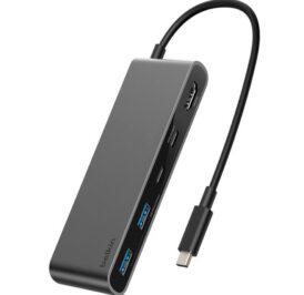 Hub Belkin AVC023FQSGY USB-C (2 USB-A/2 USB-C/HDMI/SD/MICROSD)7IN1 - Space Gray - Imagem 2