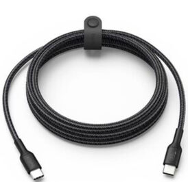 Cabo Belkin USB-C/USB-C 2M 60W Switch 2 Braided Preto ENA008FQ2MBK - Imagem 3