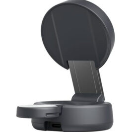 Carregador Wireless Belkin WIZ043KQCH 2-IN-1 25W Magsafe Qi2 iPhone-Watch – Charcoal - Imagem 4