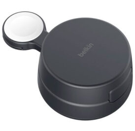 Carregador Wireless Belkin WIZ043KQCH 2-IN-1 25W Magsafe Qi2 iPhone-Watch – Charcoal - Imagem 5