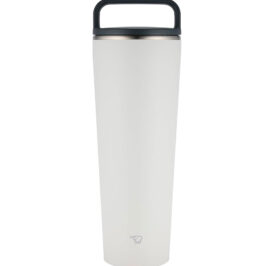 Copo Térmico Zojirushi SX-LA89HWM Com Alça Encaixe Carro Inox 890ML - Branco - Imagem 1