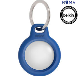 Suporte Seguro com Chaveiro para AirTag Belkin F8W973BTBLU - Azul - Imagem 1