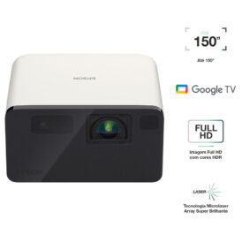 Projetor Epson Smart EF21 Laser Branco Diamante - Imagem 6
