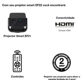 Projetor Epson Smart EF22 Laser Preto Ônix - Imagem 9