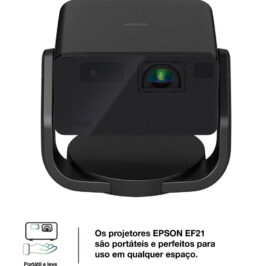 Projetor Epson Smart EF22 Laser Preto Ônix - Imagem 5