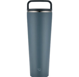 Copo Térmico Zojirushi SX-LA89HHM Com Alça Encaixe Carro Inox 890ML - Cinza - Imagem 1