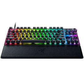 Teclado Gamer Analógico Razer Huntsman V3 Pro Tenkeyless RGB USB 8KHz NASA Inglês Preto - RZ03-05520200-R3U1 - Imagem 2