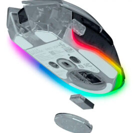 Mouse Gamer Razer Basilisk V3 Pro 35K Wireless NASA Phantom Branco - RZ01-05240400-R3U1 - Imagem 3