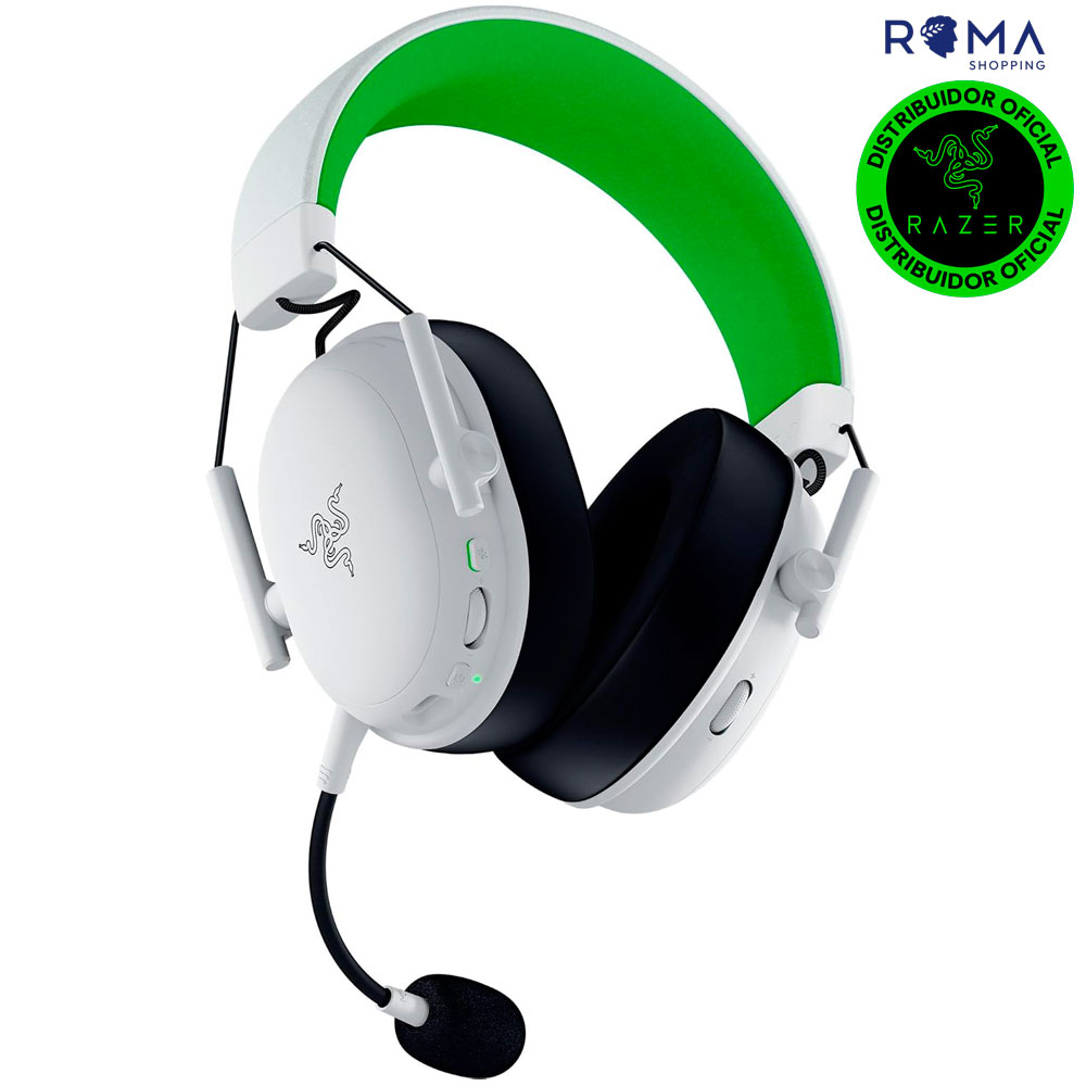 Headset Razer BlackShark V3 X Hyperspeed XBOX NASA Wireless Branco