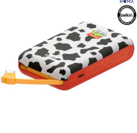 Carregador Portátil Belkin 10K com Cabo Integrado Toy Story Preto - BPB021QCTS-DY - Imagem 1
