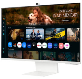 Monitor Samsung LS32FM801UNXZA 32'' Flat, 4K (3.840 x 2.160), 4ms (GTG), 1 EA, Smart - Imagem 2