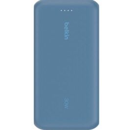 Carregador Portátil Belkin BoostCharge 20K com Cabo Integrado Azul - BPB024FQBL - Imagem 2